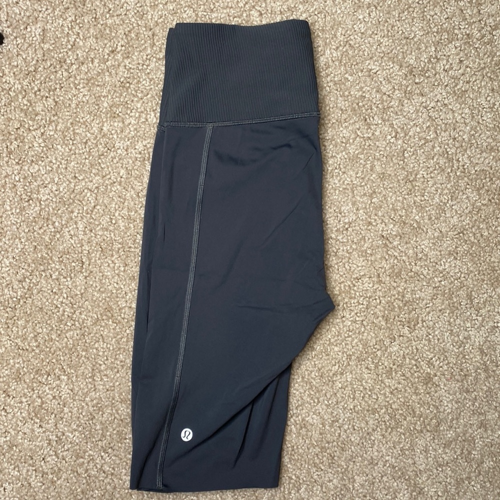 Lululemon long bike shorts WORN twice!
